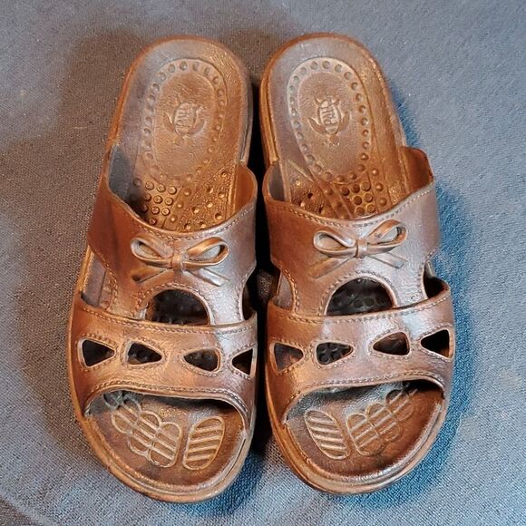PALI Hawaii Bow sandals slides 6.5 - Picture 4 of 6